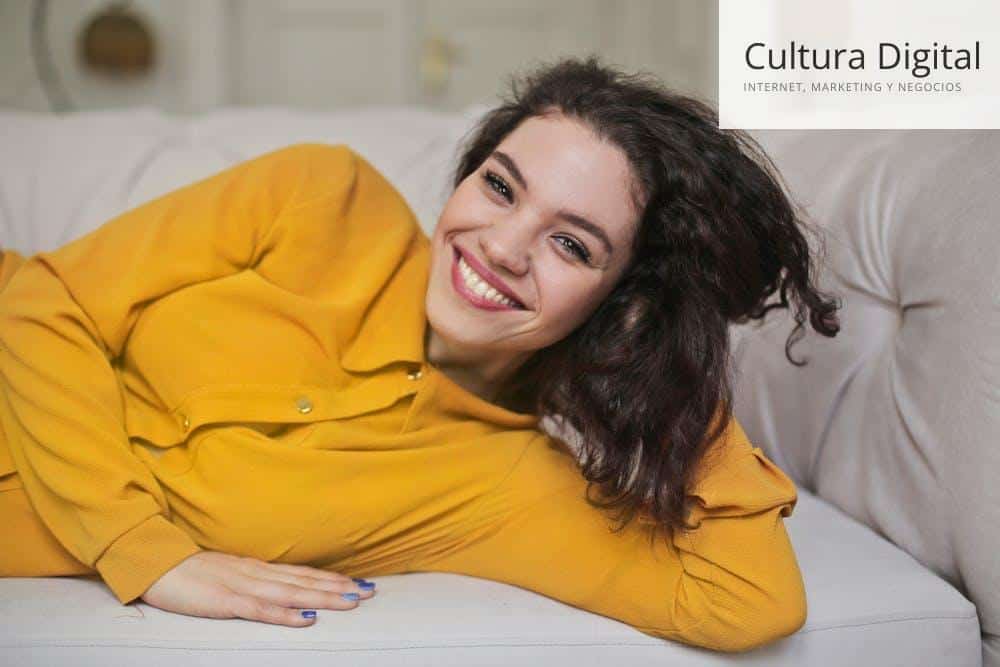 Woman In Yellow Button-up Top